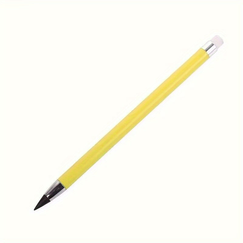 1pc No-Sharpening Retractable Pencil with Eraser - Macaron Color Options, Durable Ergonomic Design & Smooth Writing for Students, Artists, Office - Creative Gift Idea, Student Stationery, Artist Supplies, Modern Stationery