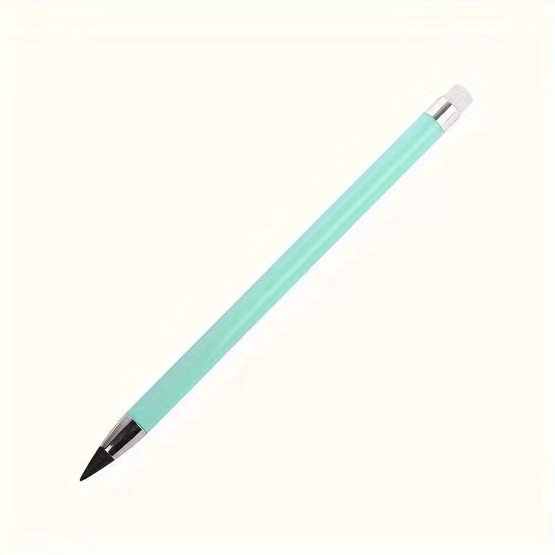 1pc No-Sharpening Retractable Pencil with Eraser - Macaron Color Options, Durable Ergonomic Design & Smooth Writing for Students, Artists, Office - Creative Gift Idea, Student Stationery, Artist Supplies, Modern Stationery