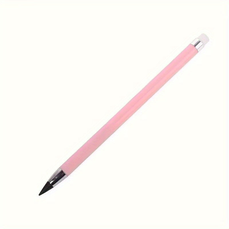 1pc No-Sharpening Retractable Pencil with Eraser - Macaron Color Options, Durable Ergonomic Design & Smooth Writing for Students, Artists, Office - Creative Gift Idea, Student Stationery, Artist Supplies, Modern Stationery