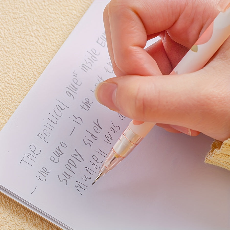 's Heart Peach Limited Edition Automatic Pencil, Full Auto Sharpening 0.5mm with Eraser Included Randomly 2pcs