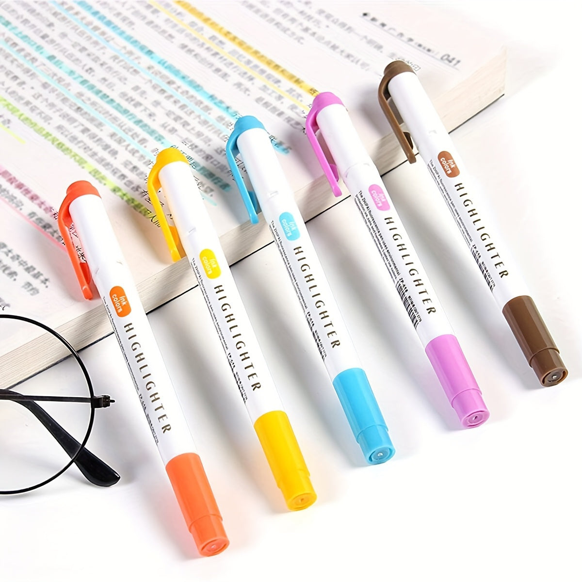 Dual Tip Pink Water-Based Marker Pen for Notebooks, Artwork, And Journals - Ideal Student Stationery And Office Supplies