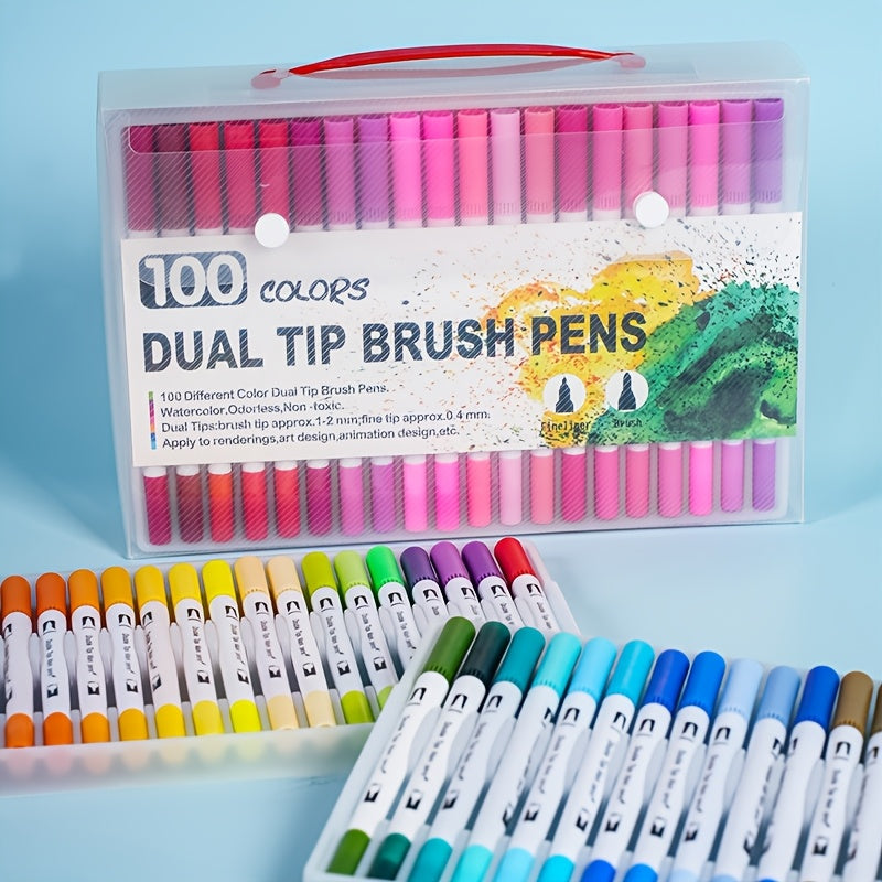 Dual-Tip Color-Changing Magic Marker: Perfect for School Note-taking, Eye-friendly Highlighters, and Also Ideal for Drawing and Doodling! Professional Art Use