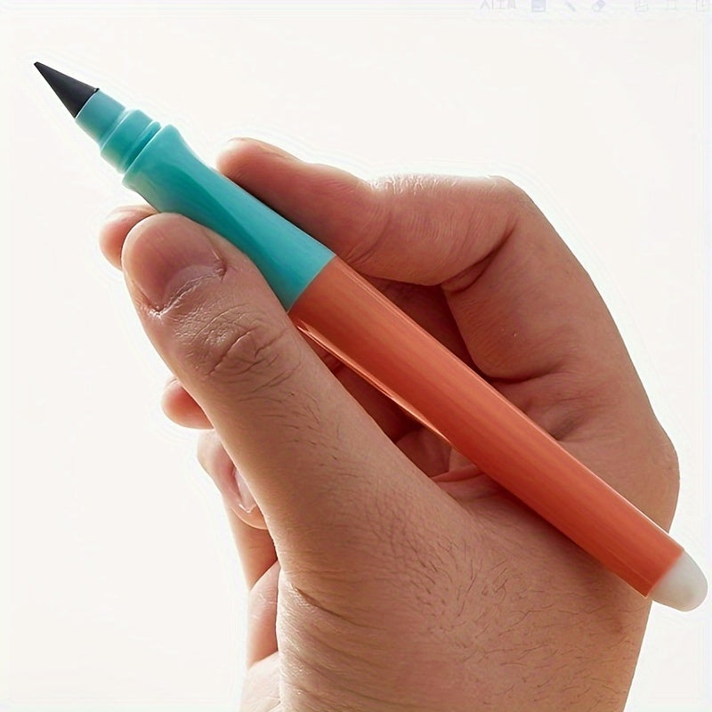 No-Sharpening Pencils with Built-In Eraser - Self-Contained Writing & Drawing Pencils Suitable for, Office, - Lightweight Plastic Graphite Pencils for Students, No Sharpeners Needed