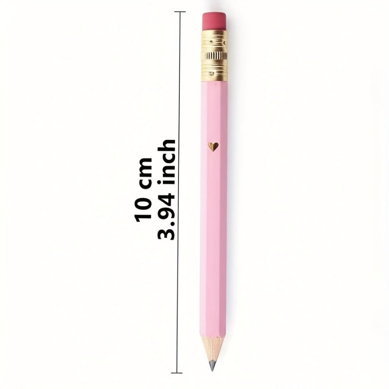 5pcs, 10pcs, 20pcs, Pink Mini Pencils with Erasers, Office, Gifts, Wedding, Back to School